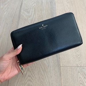 Kate Spade Black Leather Wallet